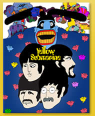 Beatles Yellow Submarine Canvas - BEATLES BLUE
