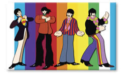 Beatles Yellow Submarine Canvas - RAINBOW BEATLES