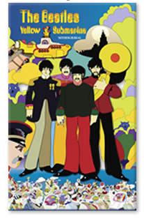 Beatles Yellow Submarine Canvas - NOTHING IS REAL