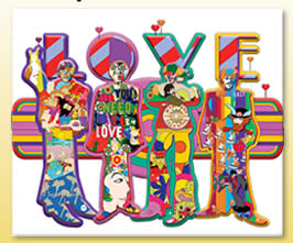 Beatles Yellow Submarine Canvas - PSYCHEDELIC LOVE
